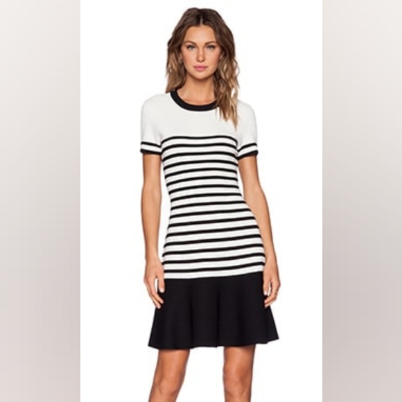 Kate Spade Suba Stripe Dress White Size XS - Picture 1 of 7